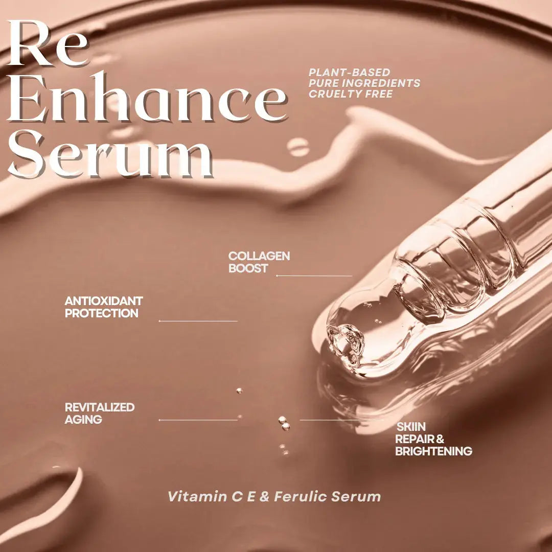 ReEnhance Vitamin C E & Ferulic Serum - RÈVAMPED GENETIX RÈVAMPED GENETIX Rèvamped Genetix
